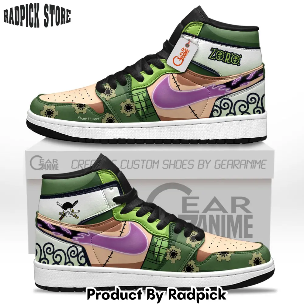Zoro roronoa wano air jordan high topsneakers personalized shoes  rp0402322